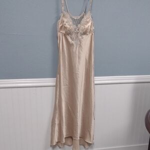 Elegant Satin Chemise in Cream , Babydoll, Sexy,Feminine.